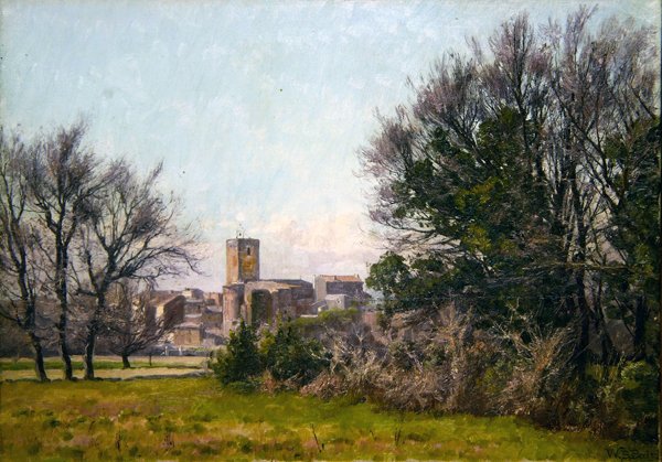 Saint Raphael (olje på lerret) av William Baptiste Baird