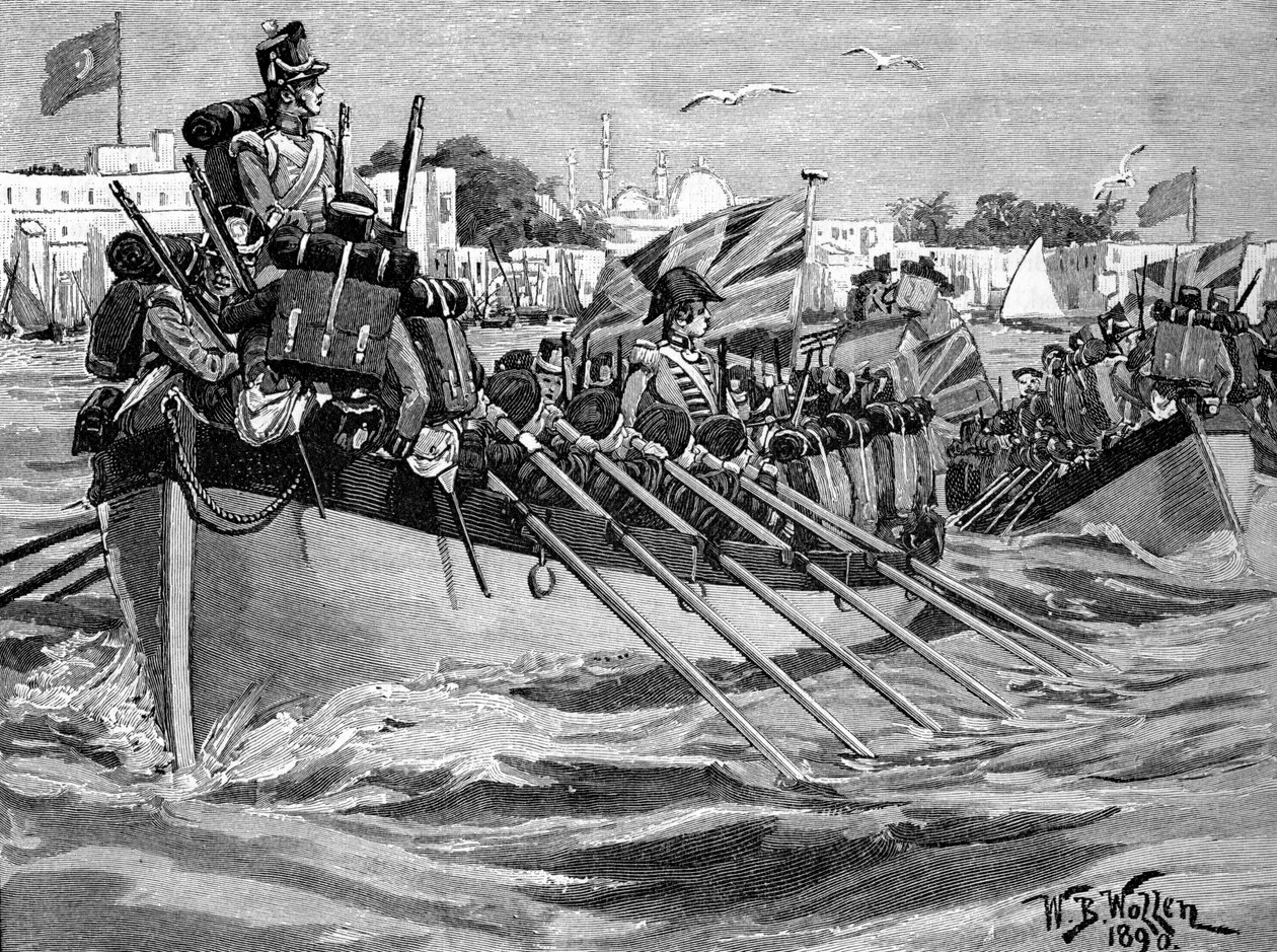 Britiske troppers avgang fra Alexandria av William Barnes Wollen