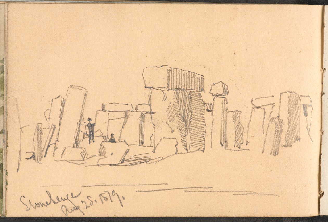 ?Stonehenge 25. august 1879.? av William Barnes Wollen