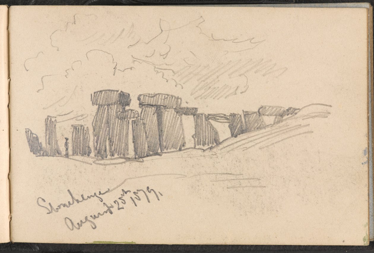 ?Stonehenge, 25. august 1879? av William Barnes Wollen