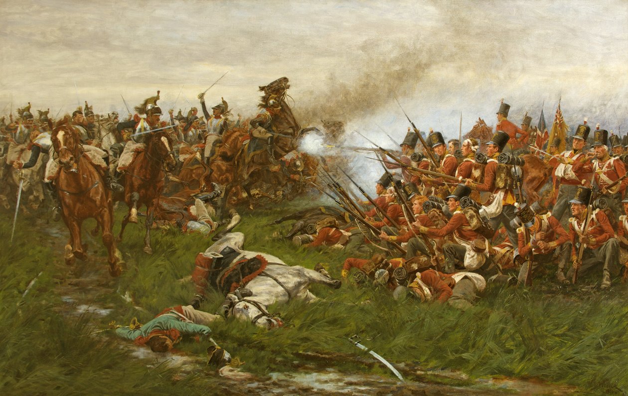 Det 28. (1st Gloucestershire Regiment) ved Waterloo av William Barnes Wollen