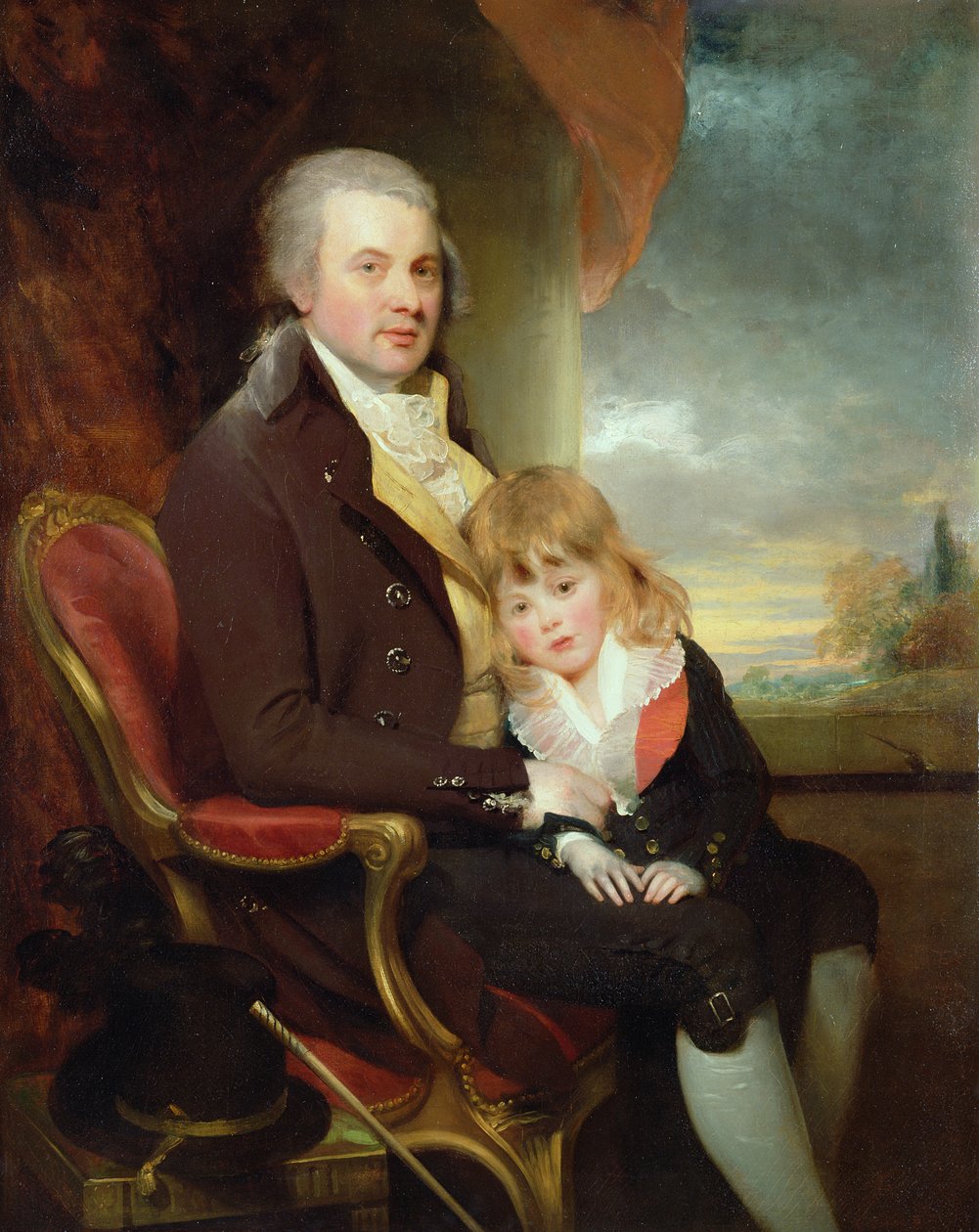 Edward George Lind og hans sønn, Montague av William Beechey