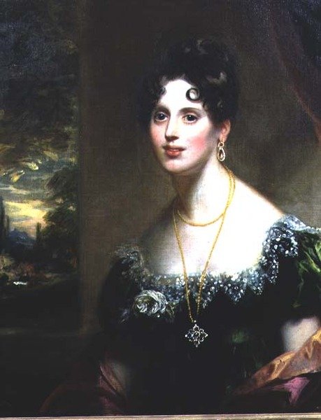 Mary Martha Beresford, søster til Agnes, Lady FitzHerbert, ca. 1805 av William Beechey