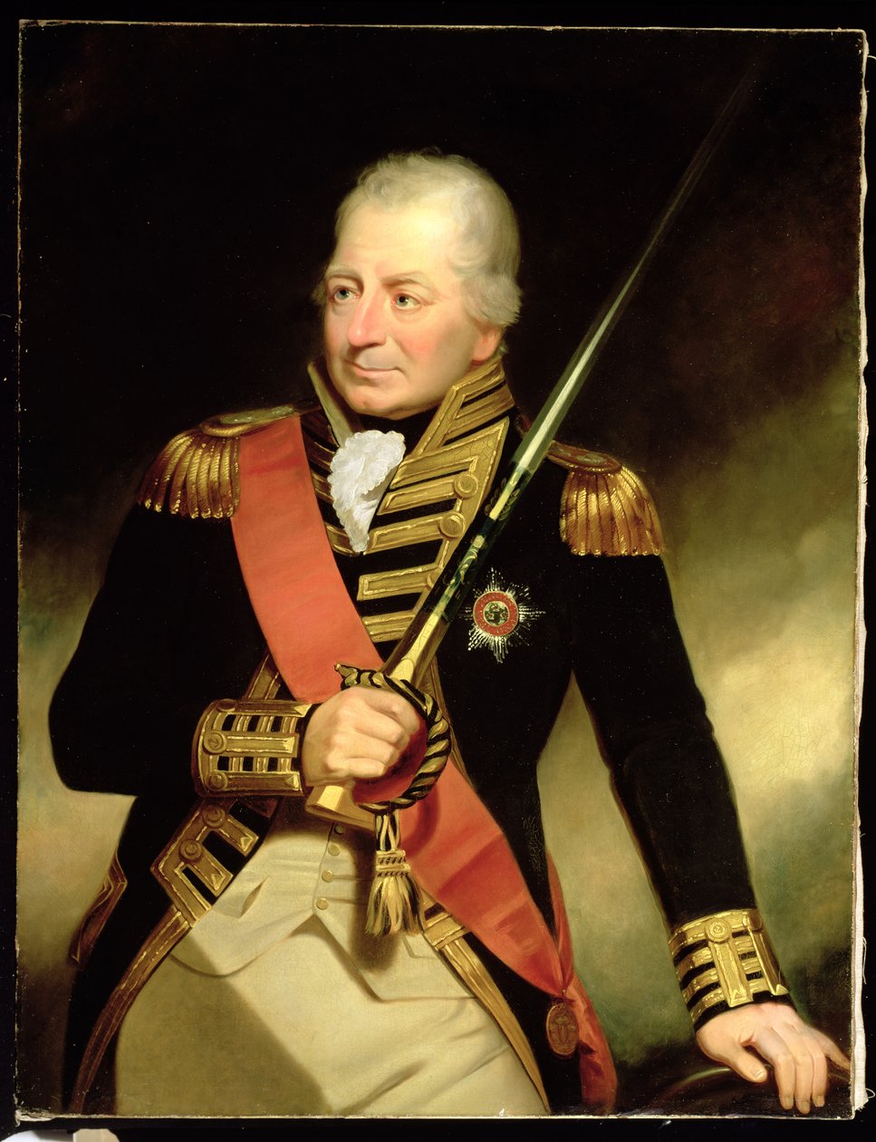 Portrett av John Jervis (1735-1823) første jarl av St. Vincent, ca. 1805 av William Beechey