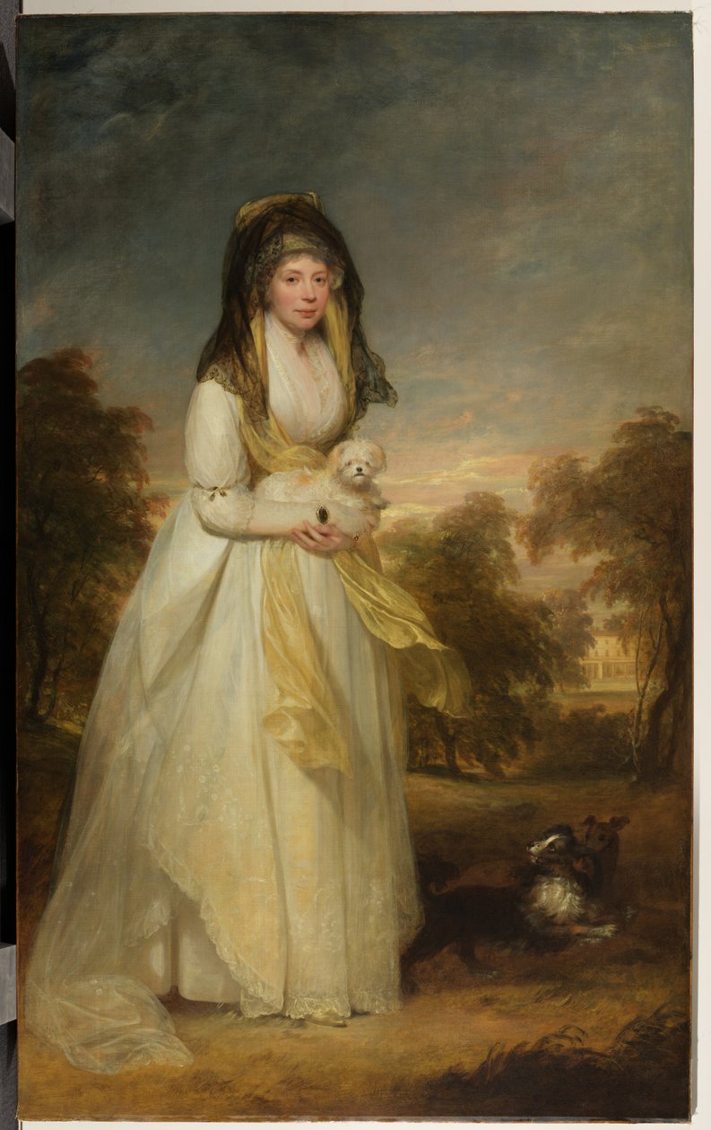 Portrett av dronning Charlotte (1744-1818) av William Beechey