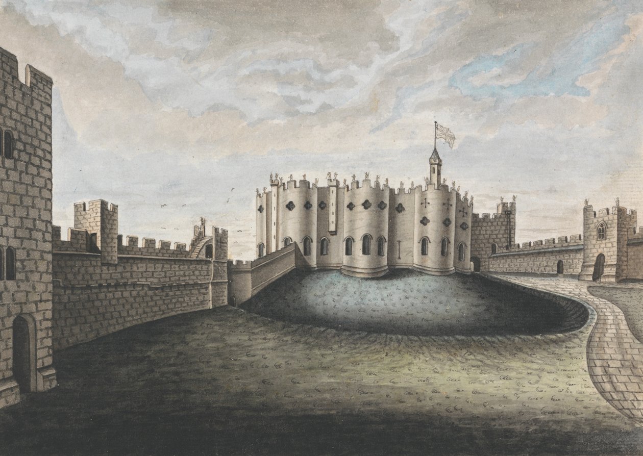 Alnwick Keep av William Beilby