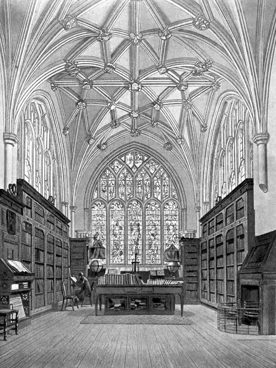 Biblioteket til Winchester College av William Bennett