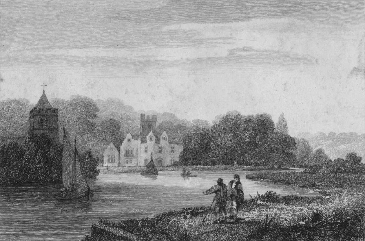 Bisham Abbey, 1810 av William Bernard Cooke