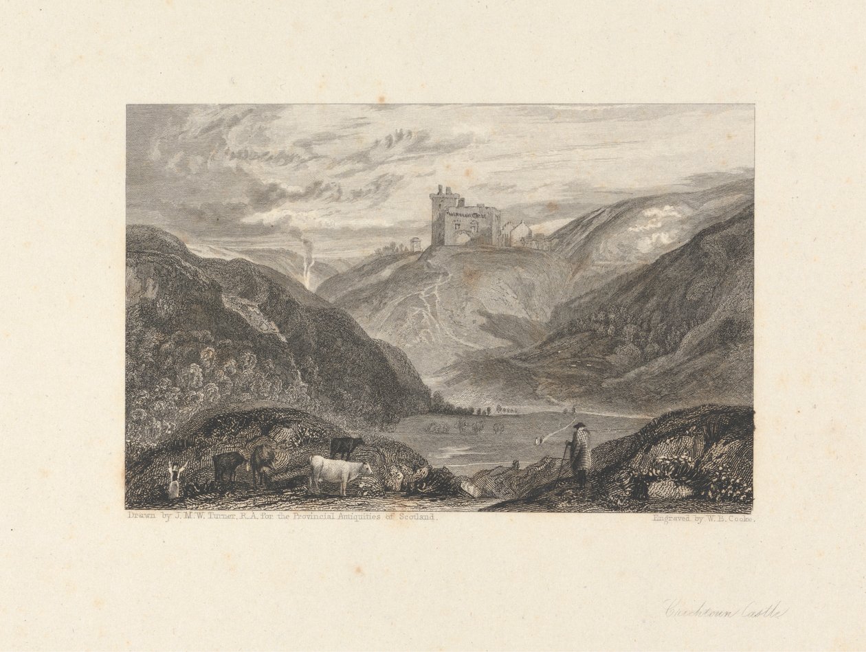 Crichton Castle av William Bernard Cooke