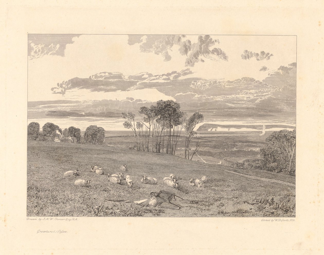 Crowhurst, Sussex av William Bernard Cooke