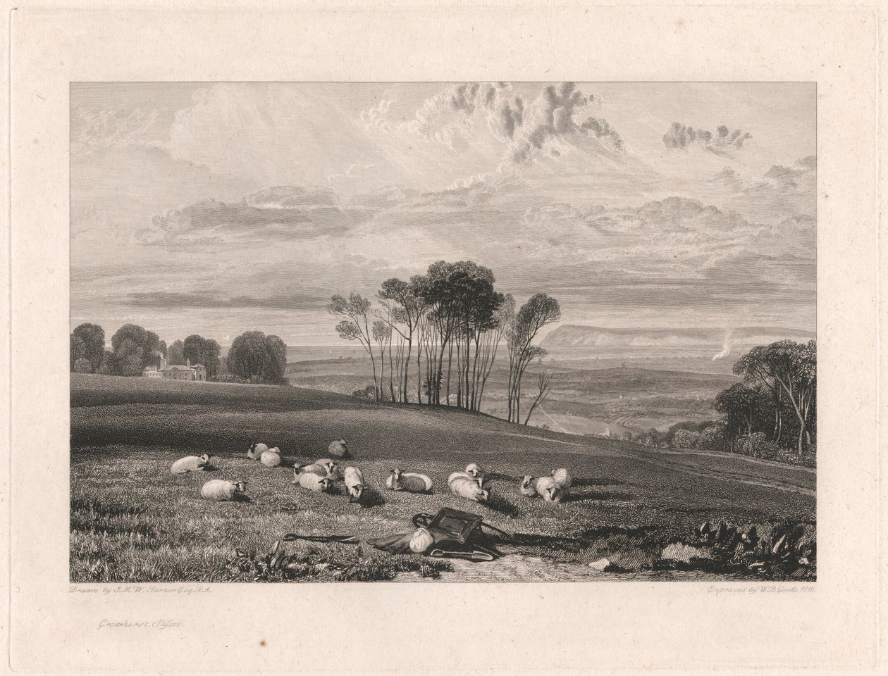 Crowhurst, Sussex av William Bernard Cooke