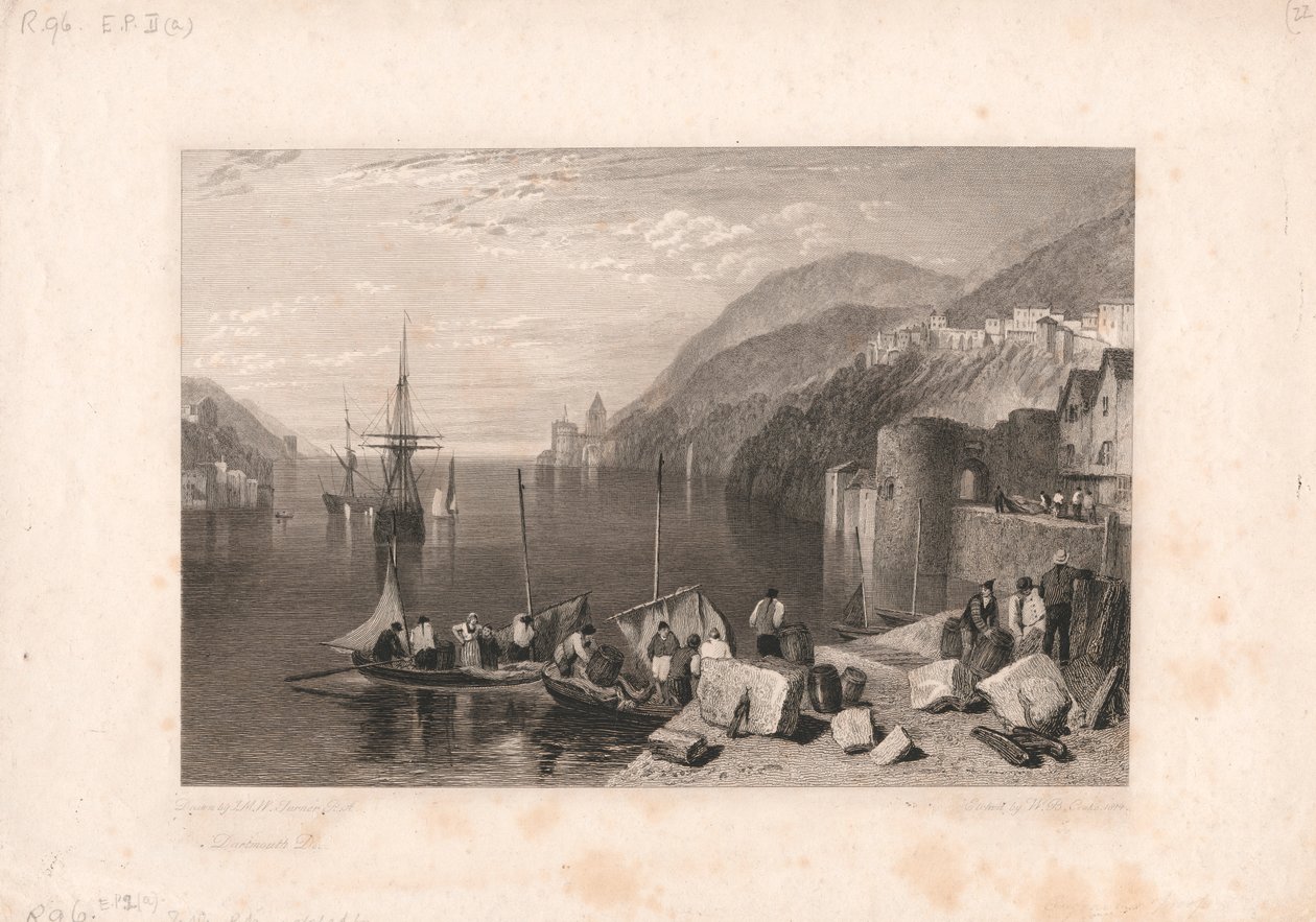 Dartmouth, Devon av William Bernard Cooke