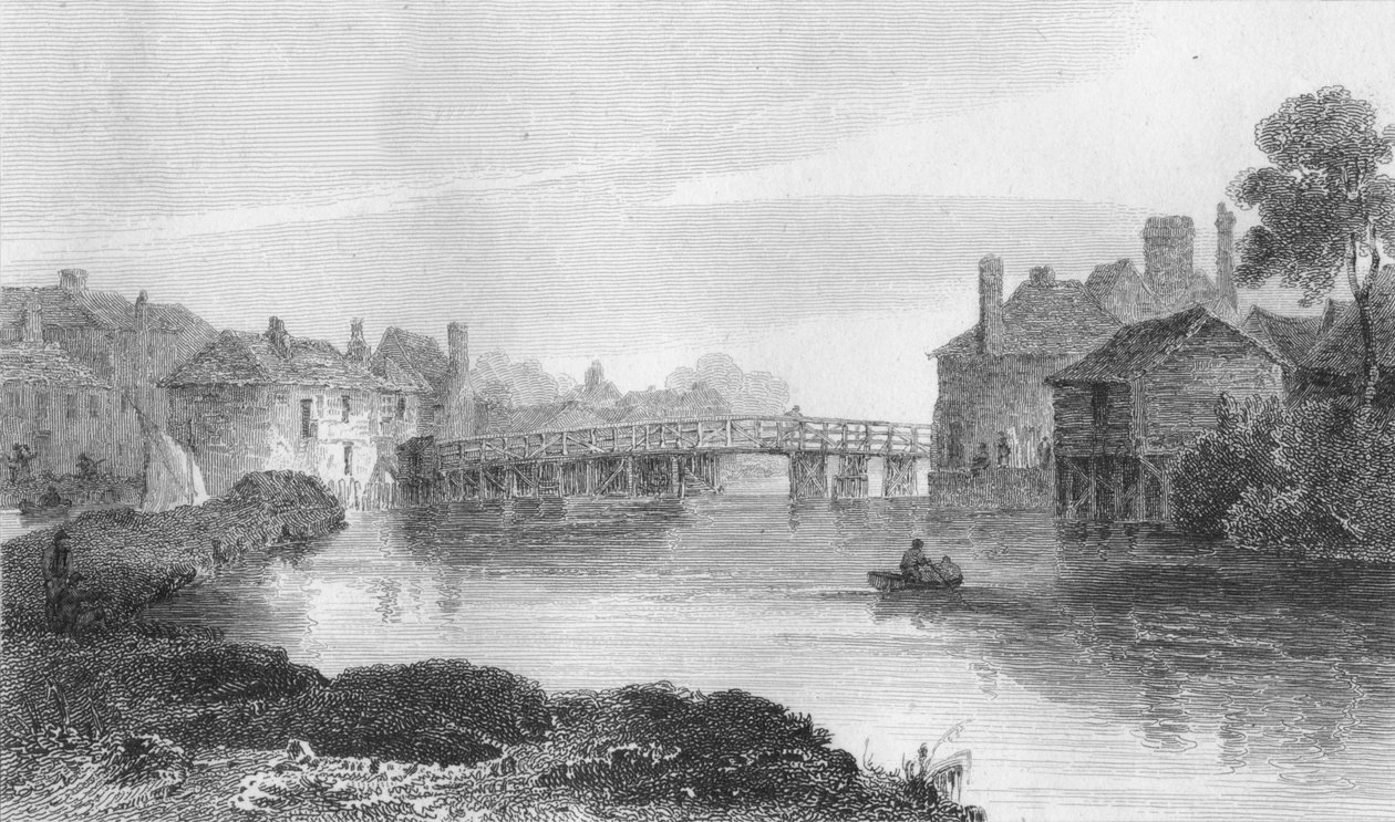 Eton Bridge, 1809 av William Bernard Cooke