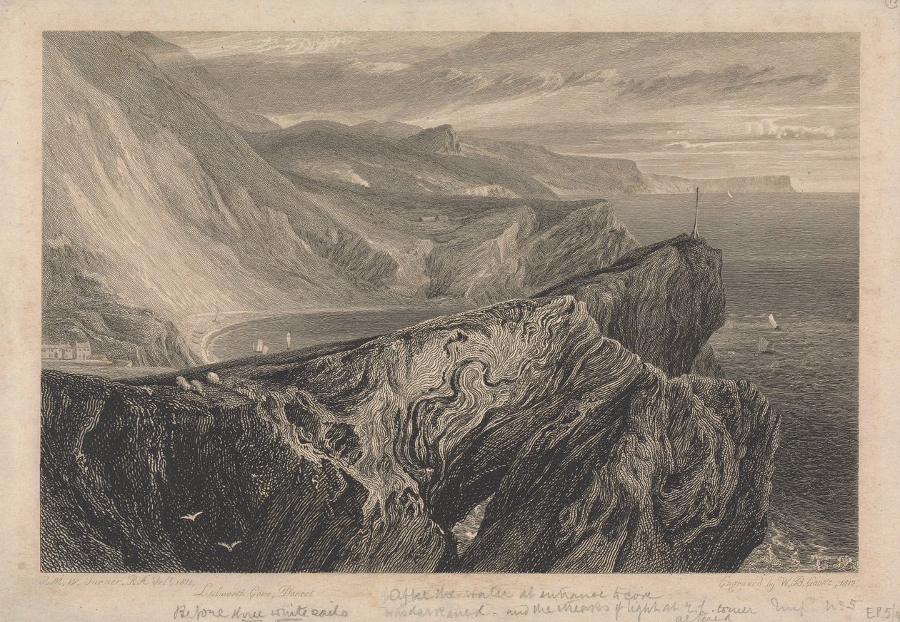 Lulworth Cove, Dorset av William Bernard Cooke