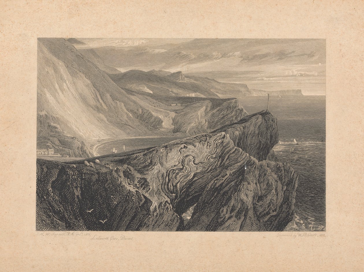 Lulworth Cove, Dorset av William Bernard Cooke