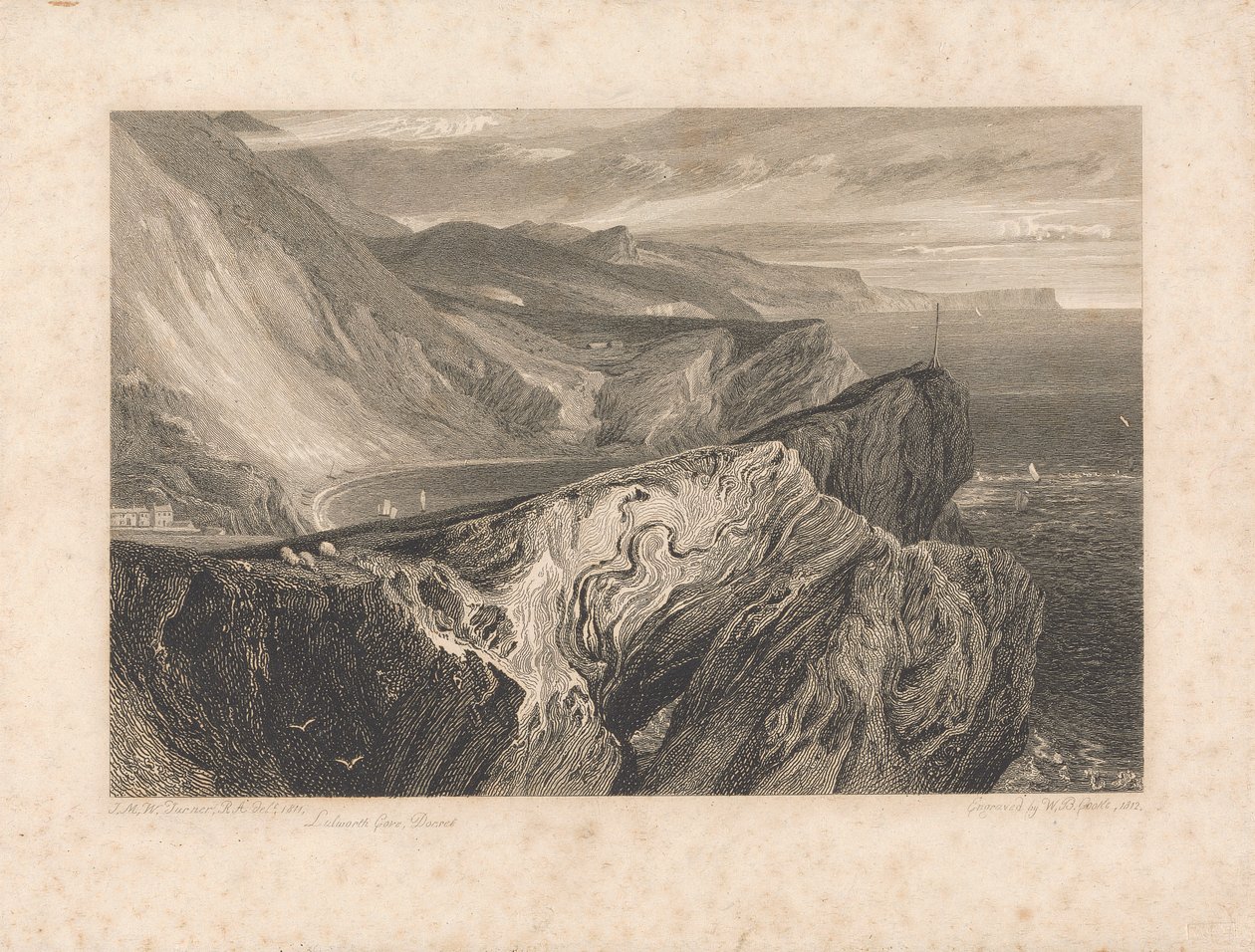 Lulworth Cove, Dorset av William Bernard Cooke