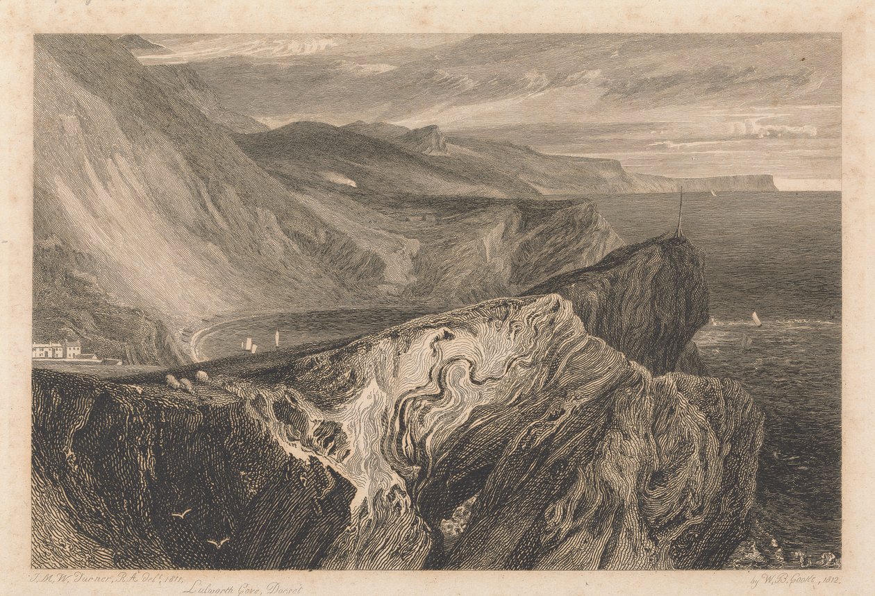 Lulworth Cove, Dorset av William Bernard Cooke