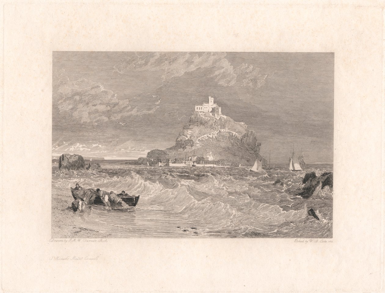 St. Michael's Mount, Cornwall av William Bernard Cooke