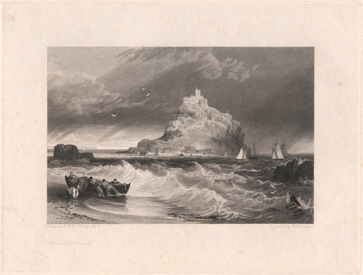 St. Michael's Mount, Cornwall av William Bernard Cooke