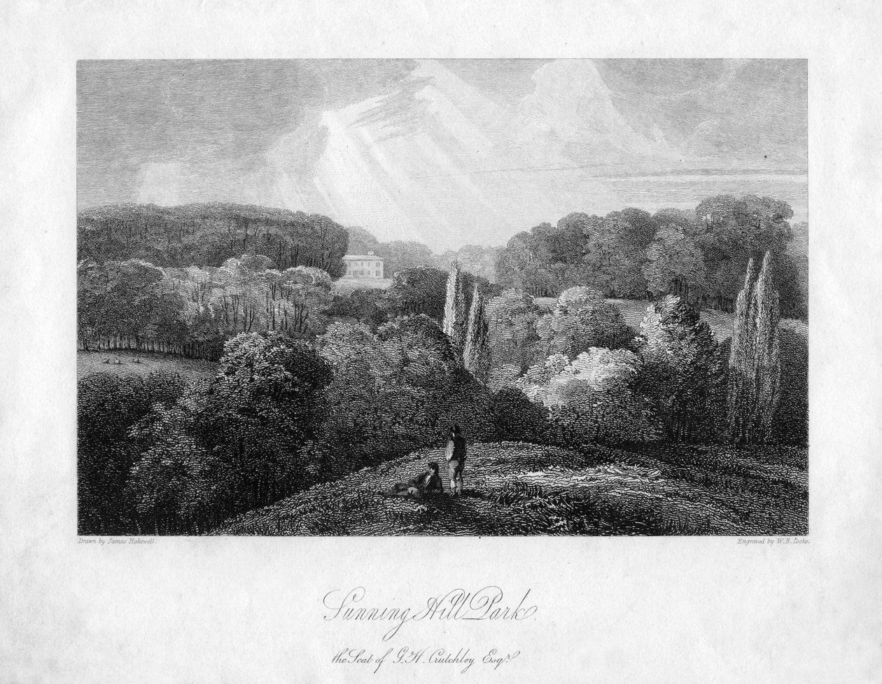 Sunninghill Park, Berkshire, 1813 av William Bernard Cooke