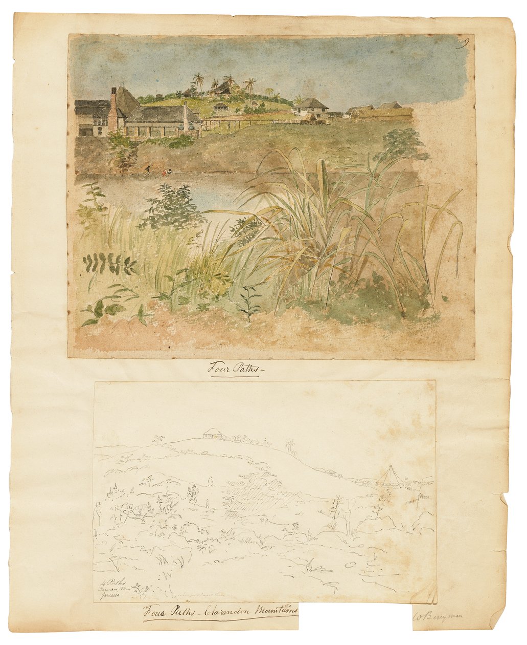 Four Paths, Clarendon Mountains, Jamaica av William Berryman