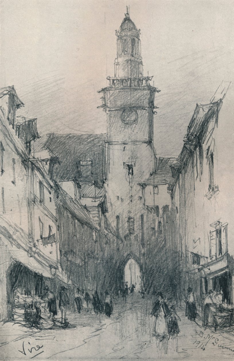 Vire, Normandie, c1900 1914-1915. av William Bingham McGuinness