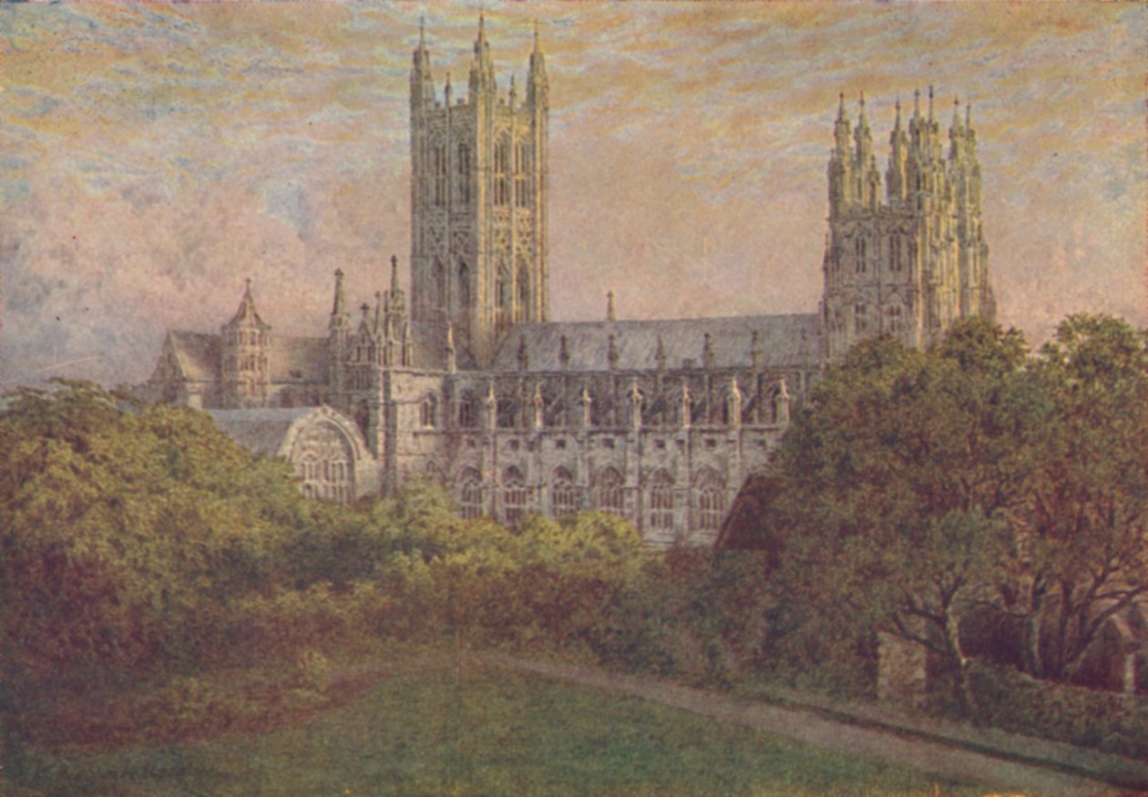 Canterbury katedral, 1910 av William Biscombe Gardner