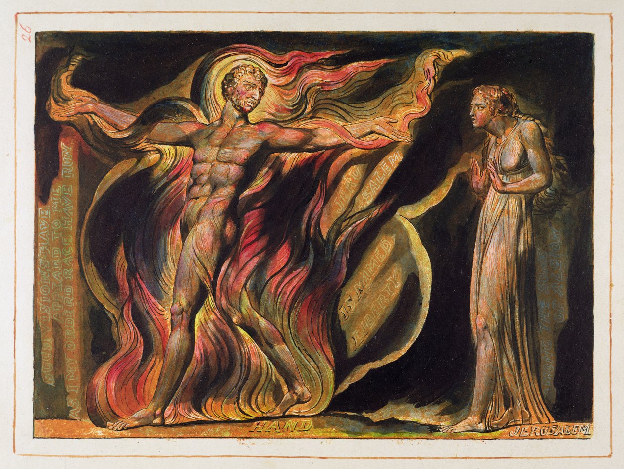 A Naked Man in Flames, plate 26 fra 