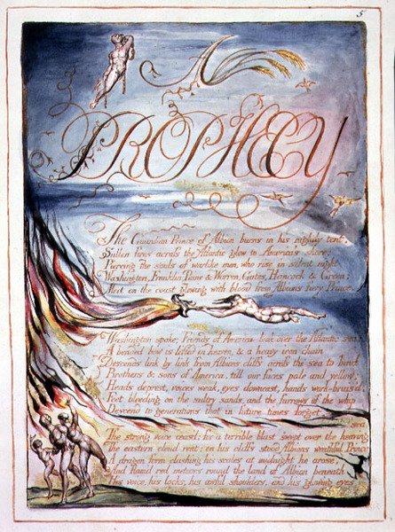 "A Prophecy", plate 3 fra 