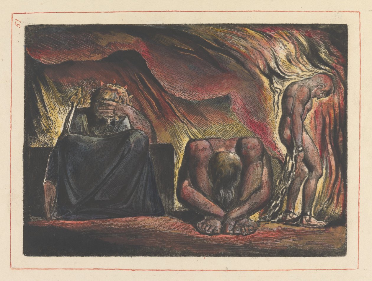 Frontispis til kapittel 3 (plate 51) av William Blake