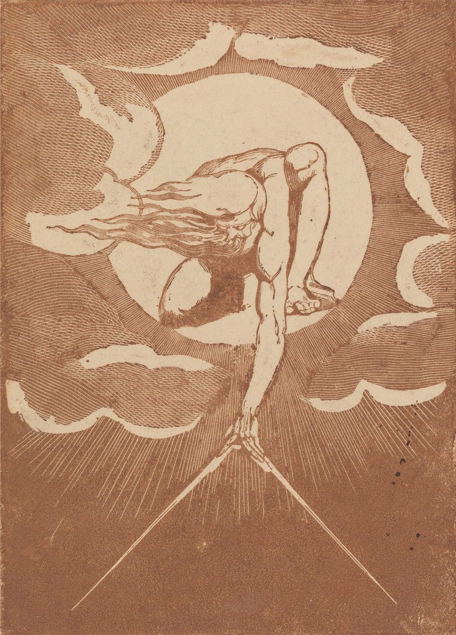 Europa. En profeti; frontispis av William Blake