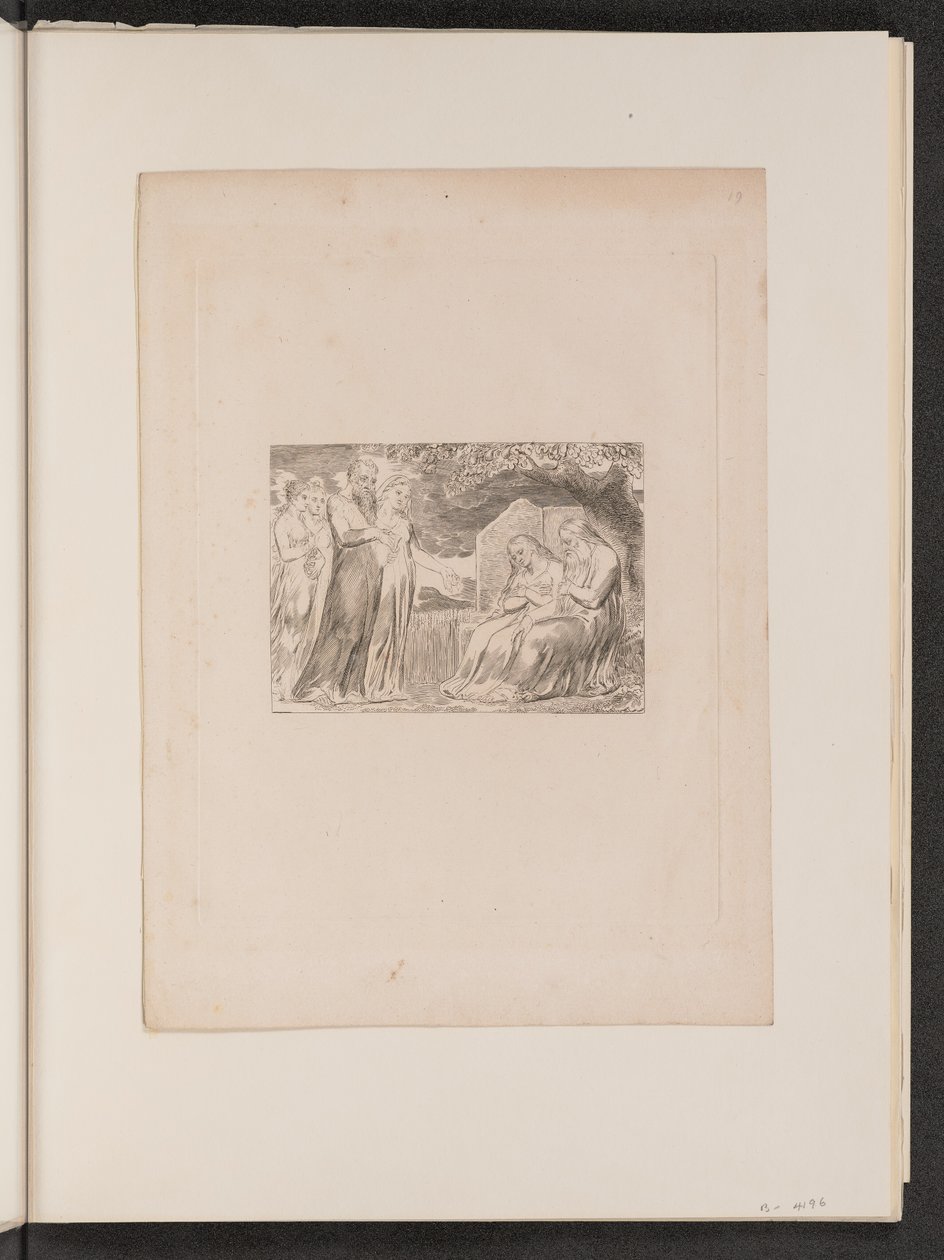 Hver mann ga ham også en del penger, 1825. av William Blake