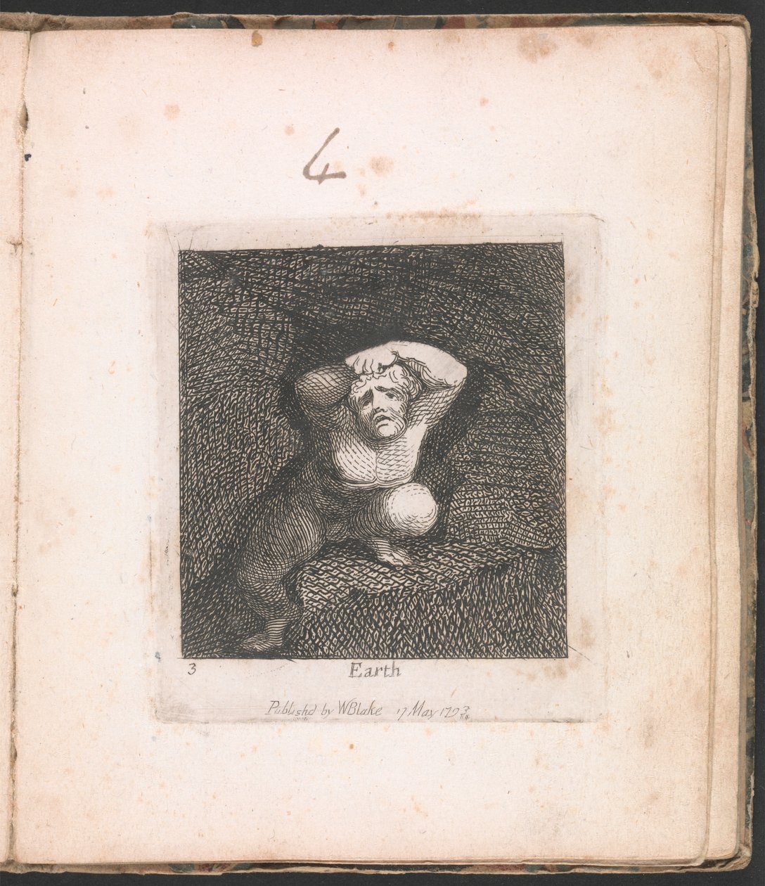 For barn. The Gates of Paradise, Plate 5, "Earth" av William Blake