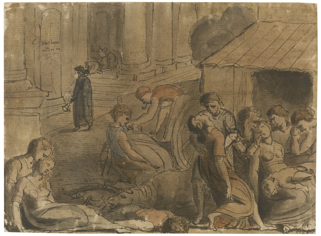 Great Plague of London, ca. 1779 av William Blake
