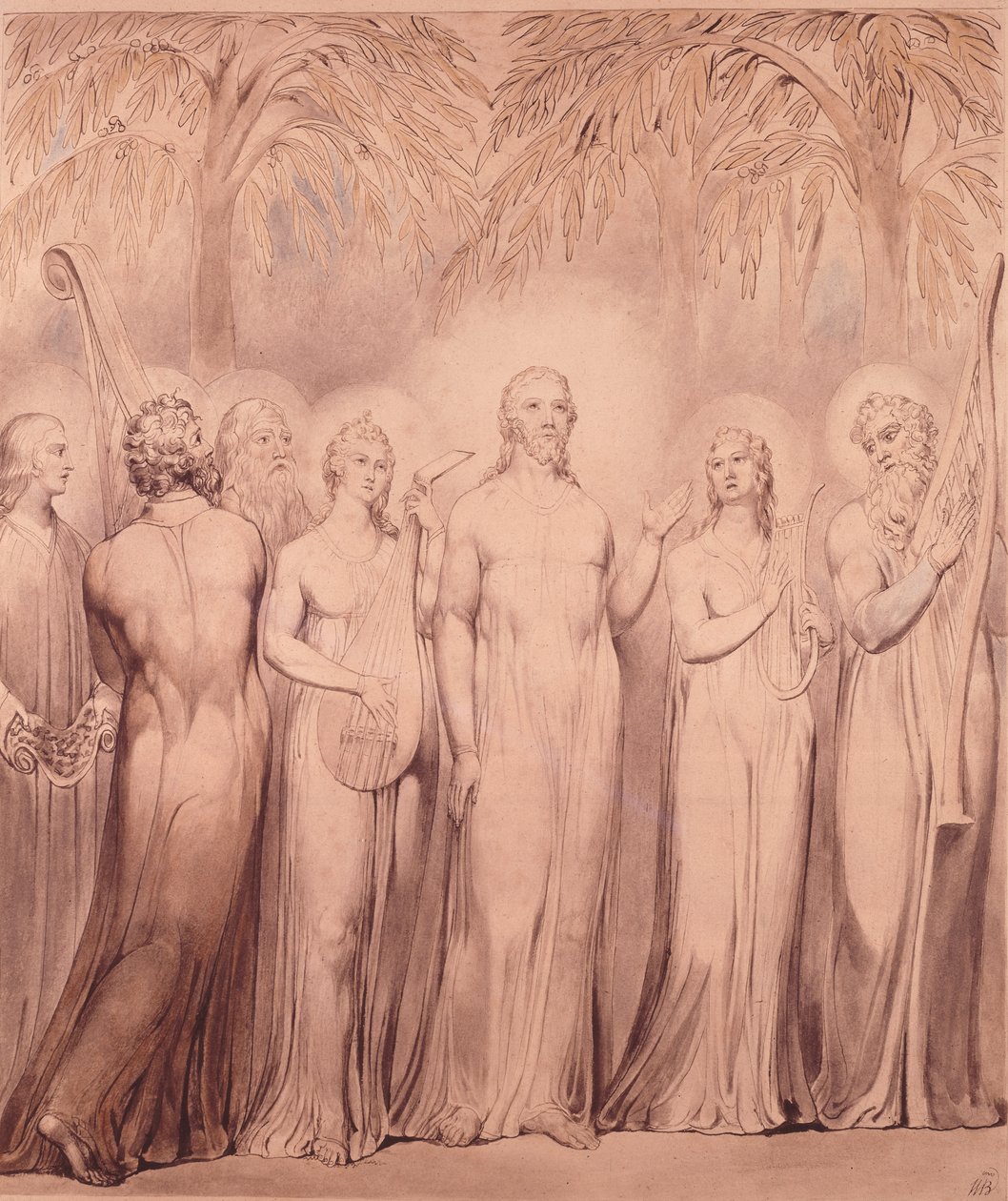 Salme om Kristus og apostlene av William Blake