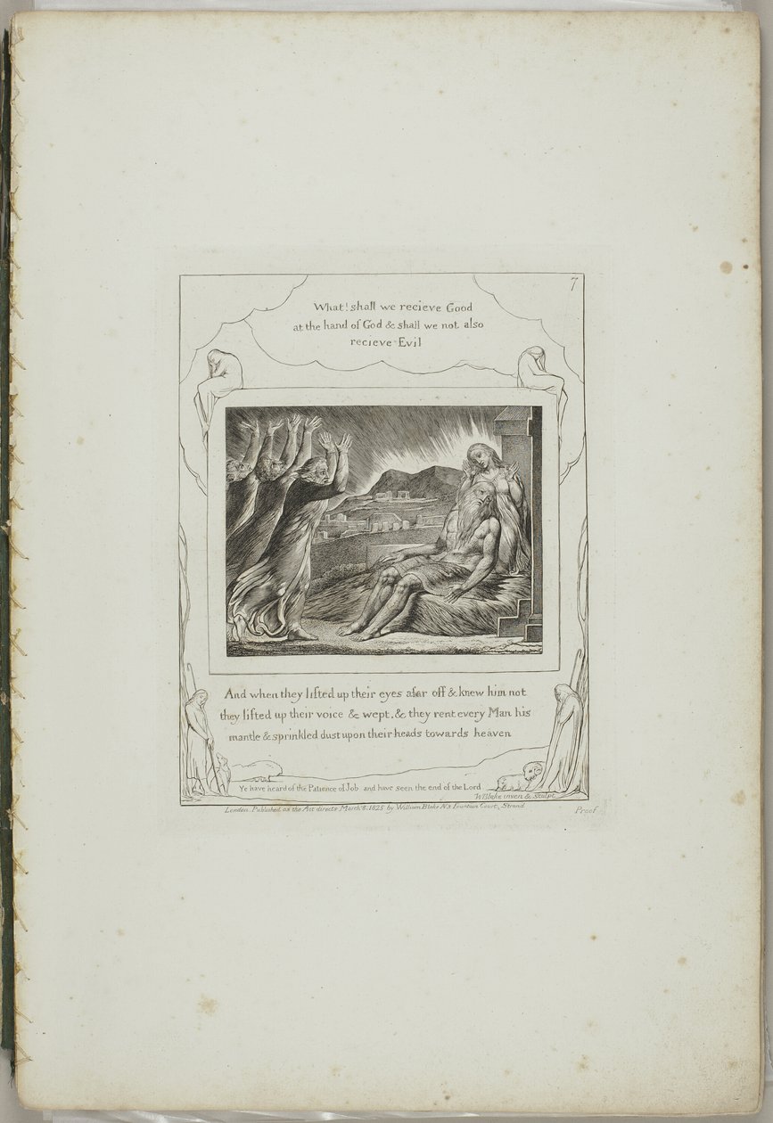 Illustrasjoner av Jobs bok av William Blake