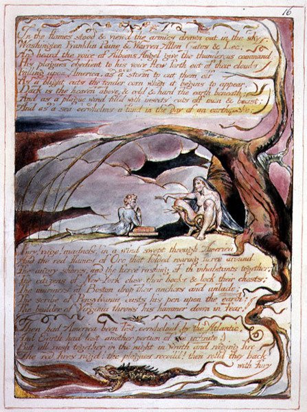 "In the Flames Stood", plate 14 fra 