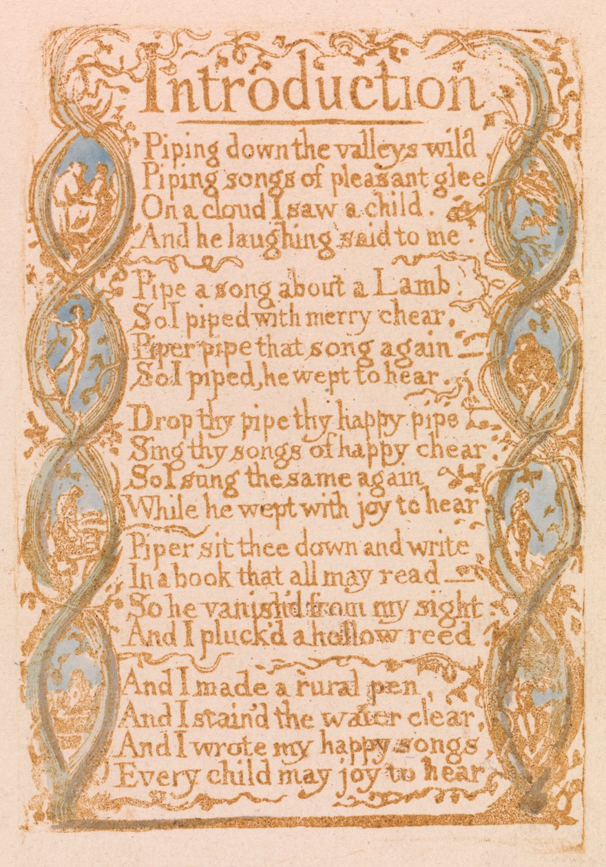 Einführung (Tafel 3) av William Blake