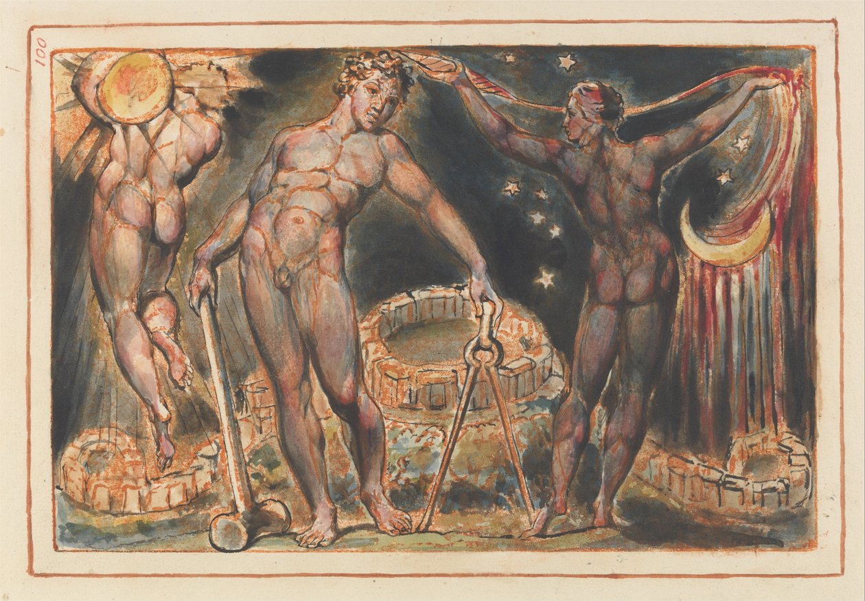 Jerusalem, tallerken 100 av William Blake
