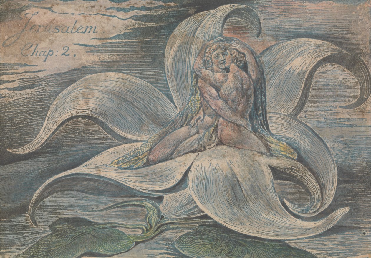 Jerusalem, plansje 28, prøvetrykk av William Blake
