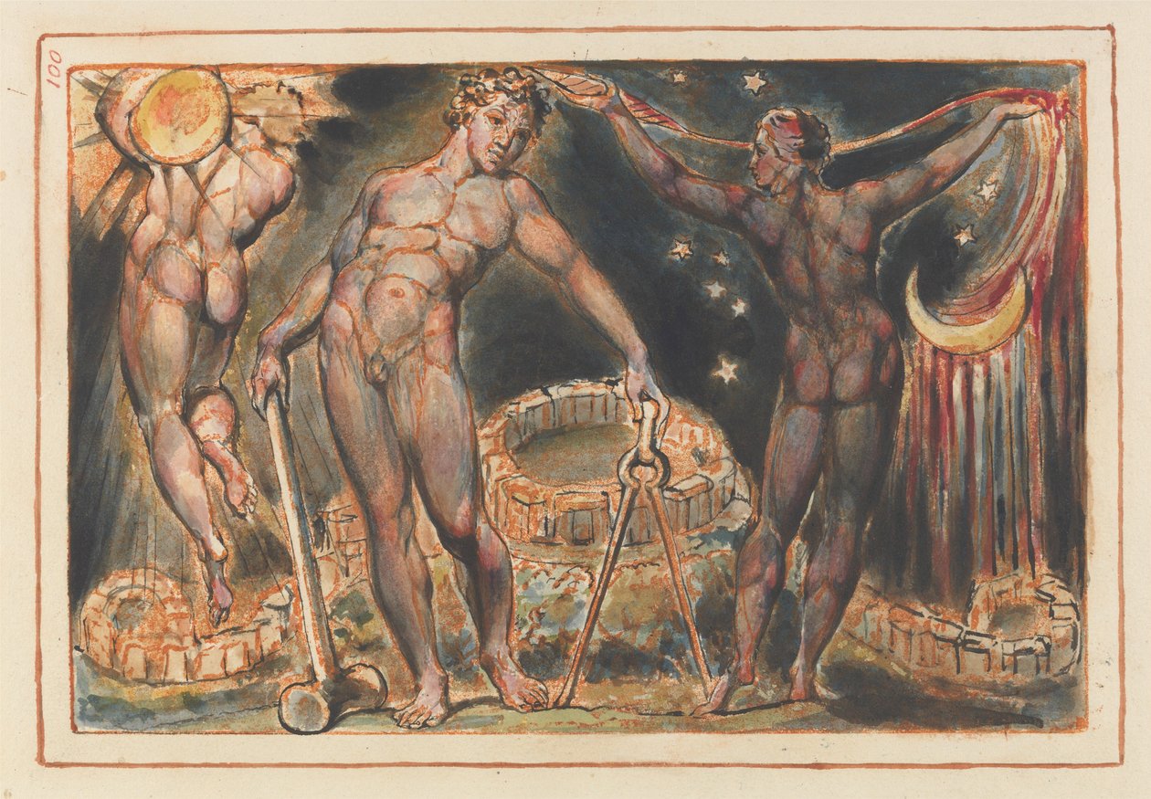 Jerusalem, sluttvignett (plate 100) av William Blake