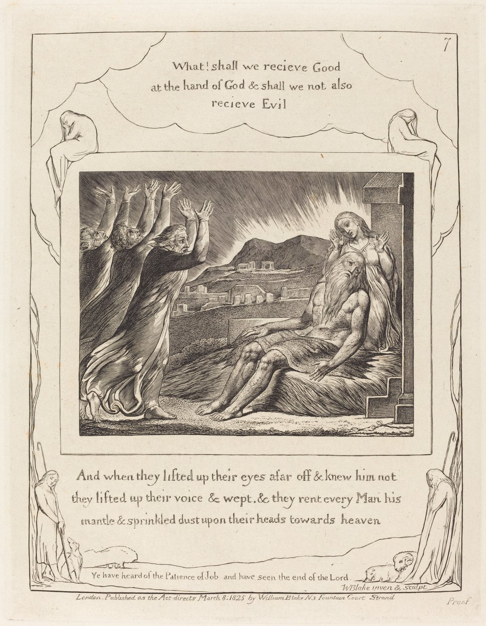 Jobs trøster av William Blake