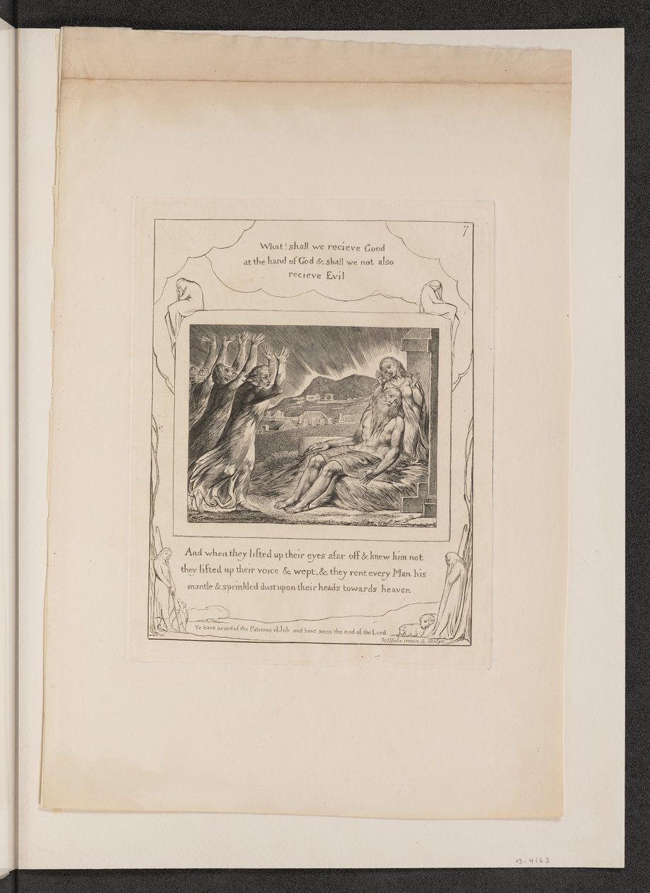 Mângâietorii lui Iov norvegian av William Blake