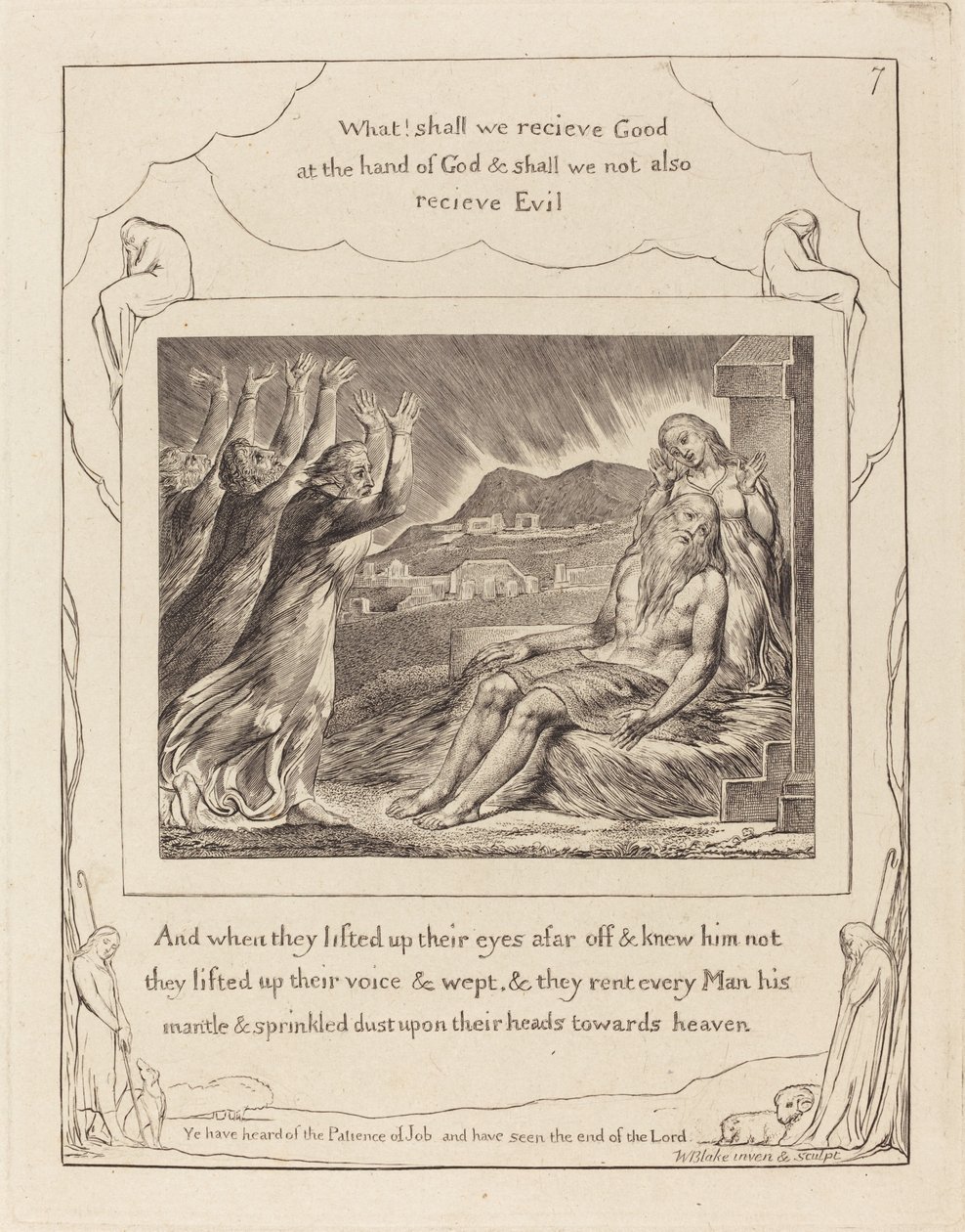 Jobs trøster av William Blake