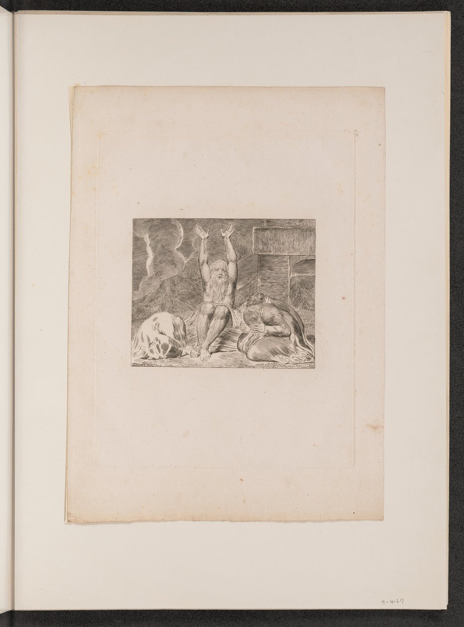 Jobs fortvilelse av William Blake