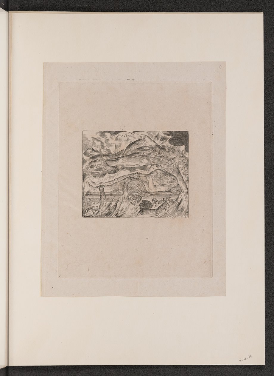 Jobs onde drømmer, 1825. av William Blake