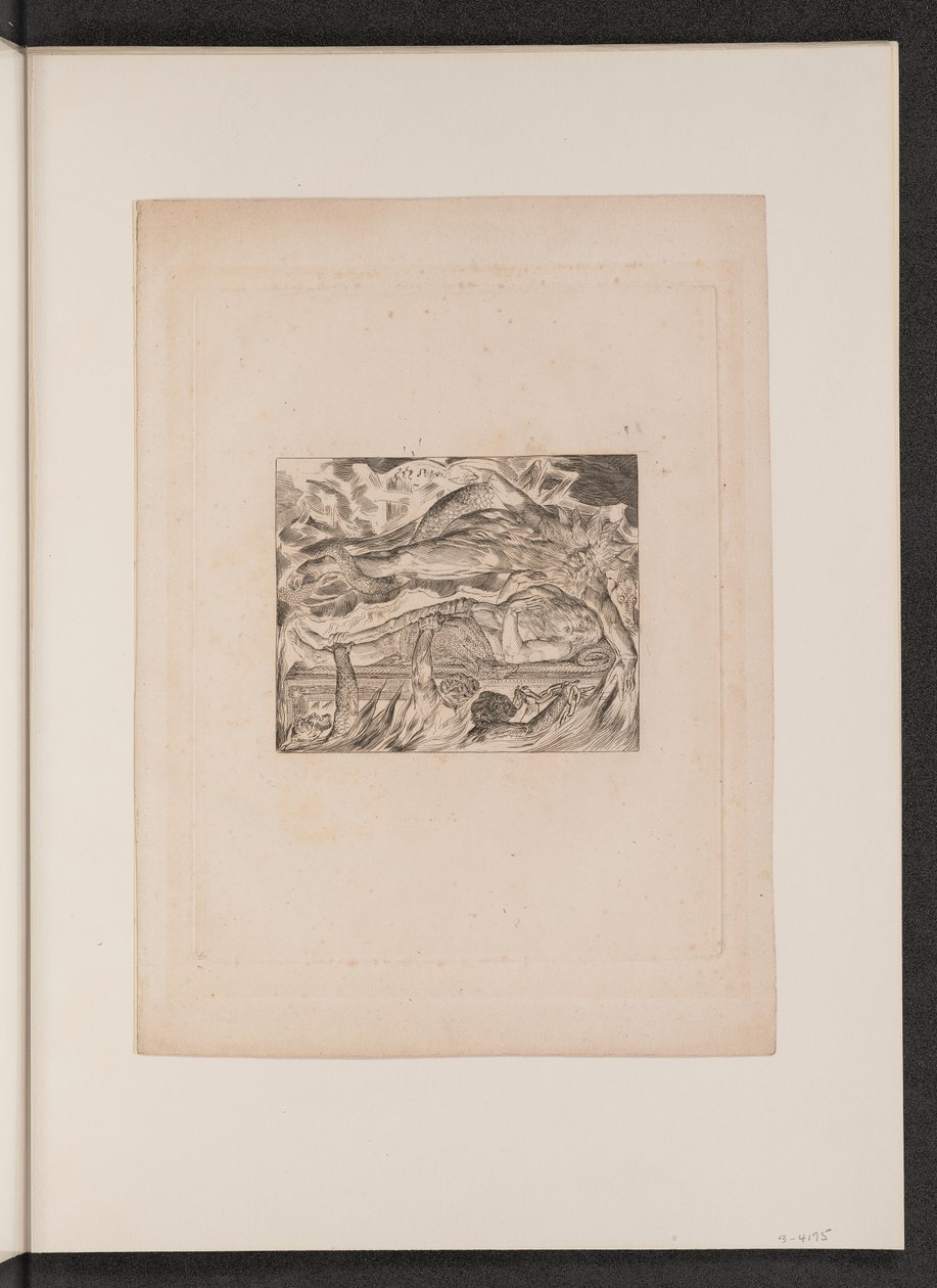 Jobs onde drømmer, 1825. av William Blake