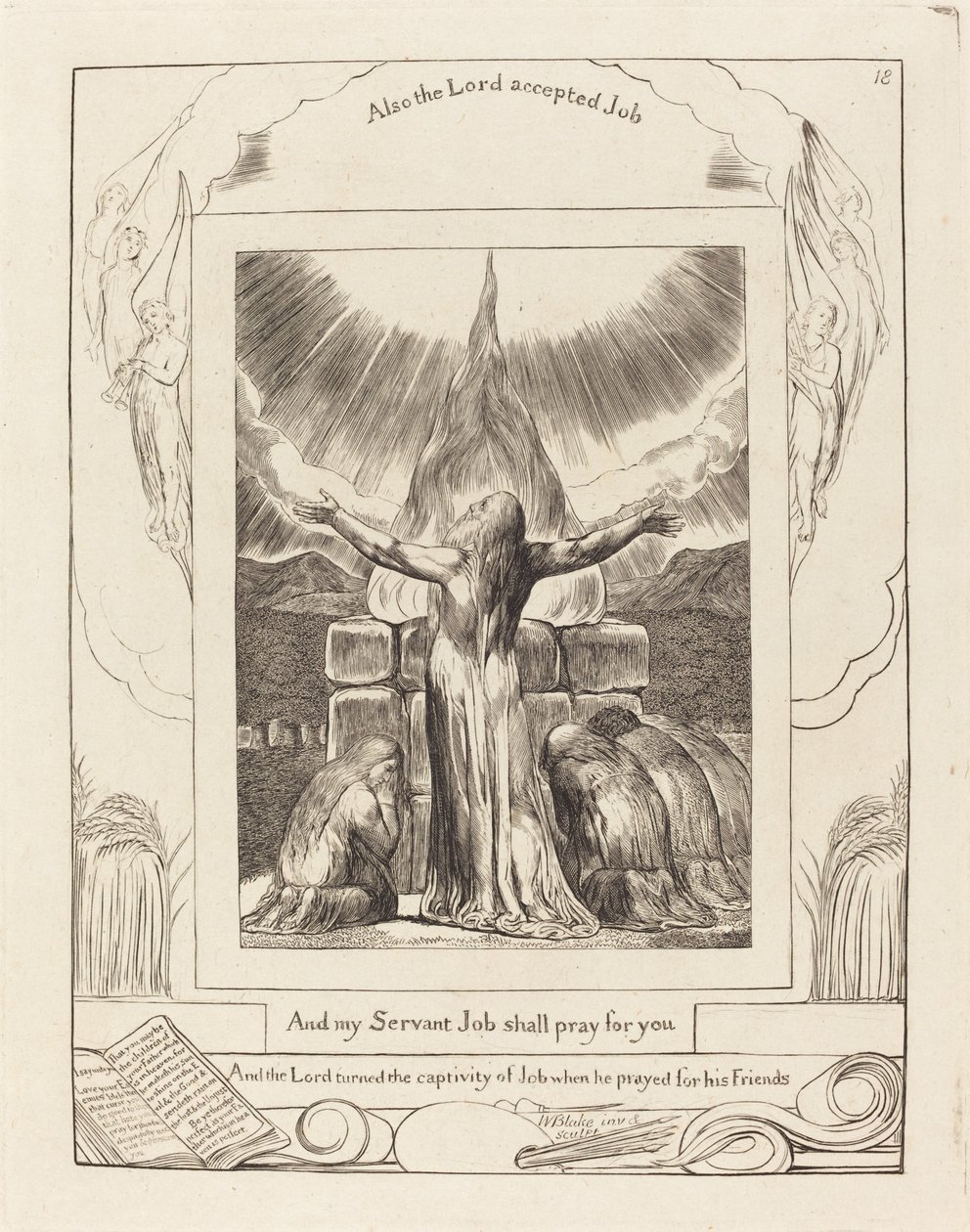 Jobs offer, 1825. av William Blake