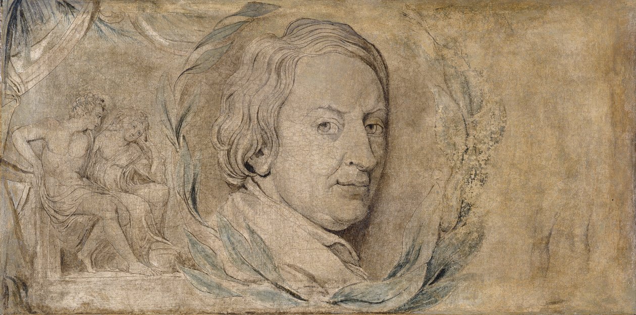 John Dryden, ca. 1800 (tempera på lerret) av William Blake