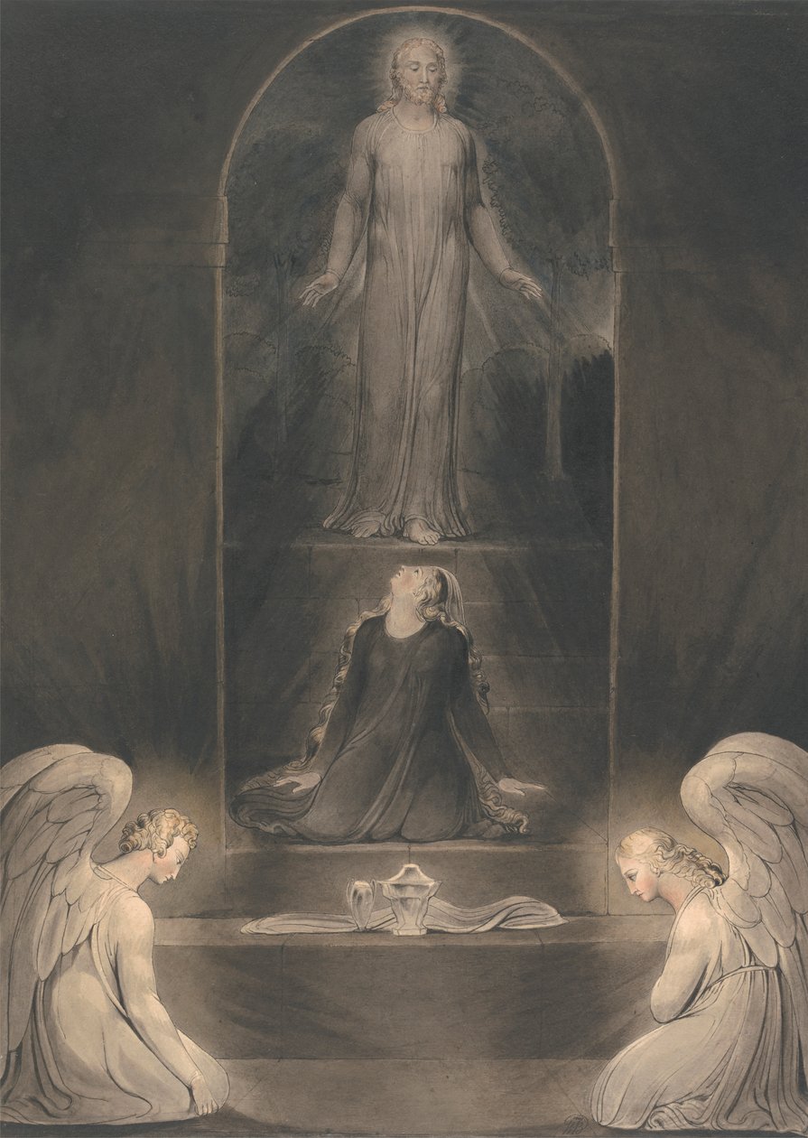 Maria Magdalena ved graven av William Blake
